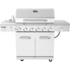 Nexgrill 300-0062 6-Burner Propane Gas Grill in Stainless Steel with Ceramic Searing Side Burner and Rotisserie Kit with Cover