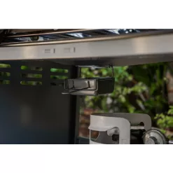 Nexgrill 720-0830HM 4-Burner Propane Gas Grill in Blue with Side Burner