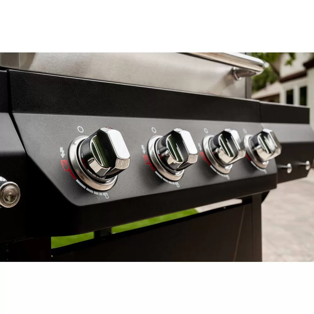 Nexgrill 720-0925PG 4-Burner Propane Gas Grill in Black with
