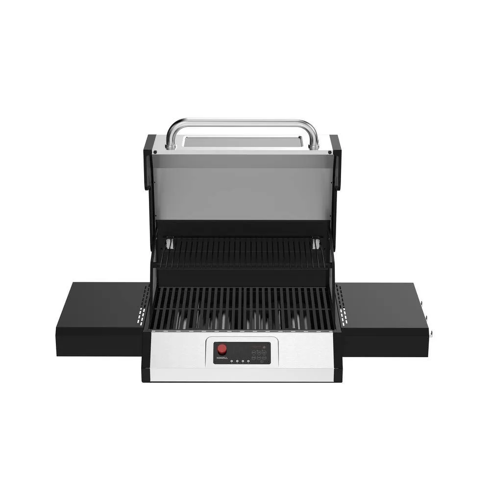 Nexgrill 720-1054 Neevo 720 Propane Gas Digital Smart Grill in Black with Stainless Steel Front Panel and Lid