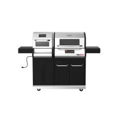 Nexgrill 720-1055 Neevo 720 Plus Propane Gas Digital Smart Grill in Black with Air Fryer Oven
