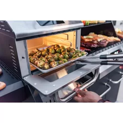 Nexgrill 720-1055 Neevo 720 Plus Propane Gas Digital Smart Grill in Black with Air Fryer Oven
