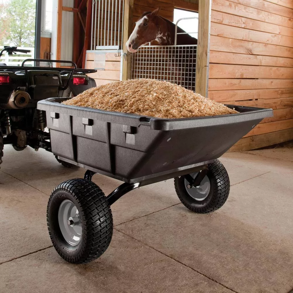 Ohio Steel 4048P-HYB 15 cu. ft. 1250 lbs. Professional Grade Swivel Dump Cart
