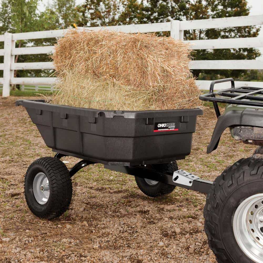 Ohio Steel 4048P-HYB 15 cu. ft. 1250 lbs. Professional Grade Swivel Dump Cart