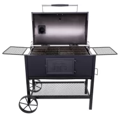 OKLAHOMA JOE'S 19302087 Judge Charcoal Smoker Grill in Black with 540 sq. in. Cooking Space
