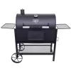 OKLAHOMA JOE'S 19302087 Judge Charcoal Smoker Grill in Black with 540 sq. in. Cooking Space