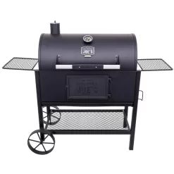 OKLAHOMA JOE'S 19302087 Judge Charcoal Smoker Grill in Black with 540 sq. in. Cooking Space