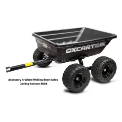 OXCART GTMZ208194POTR Stockman 15 cu. ft. - 17 cu. ft. Lift-Assist and Swivel ATV Dump Cart with ZTR-Grade OTR Tires