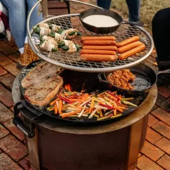 Breeo BR-X24P X Series 24 Smokeless Fire Pit in Corten Steel