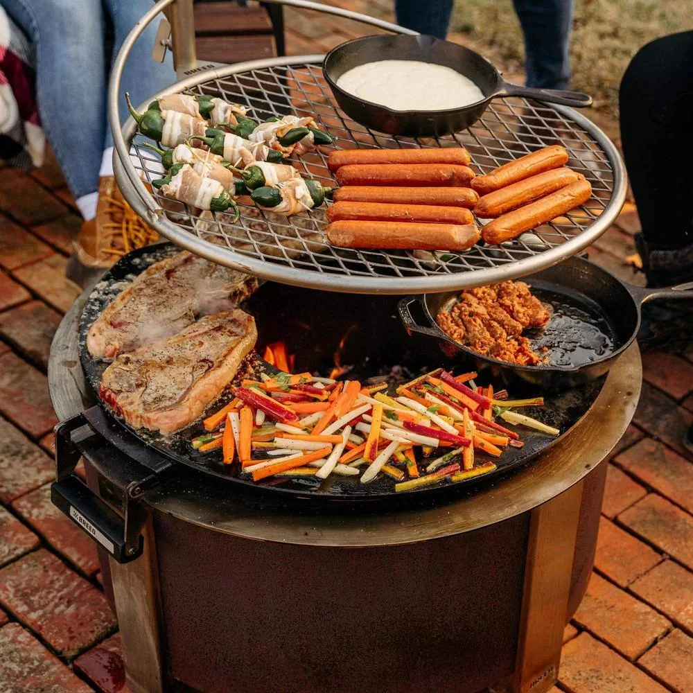 Breeo BR-X24P X Series 24 Smokeless Fire Pit in Corten Steel