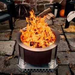 Breeo BR-X24P X Series 24 Smokeless Fire Pit in Corten Steel