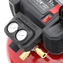 Porter-Cable PCFP12236 6 Gal. 150 PSI Portable Electric Air Compressor and 18-Gauge Brad Nailer Combo Kit