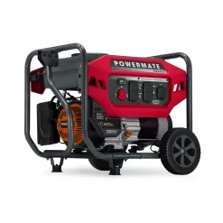 Powermate P0080201 PM4500 3600-Watt Manual Start Gas-Powered Portable Generator with CO-Sense, 49-ST/CSA