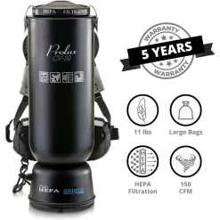 Prolux 19pl10qt 10 Qt. Commercial Backpack Vacuum Cleaner with 2-Year Warranty