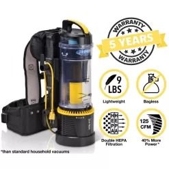 Prolux 19prolux2.0d 2.0 Commercial Bagless Backpack Vacuum with Power Nozzle Kit