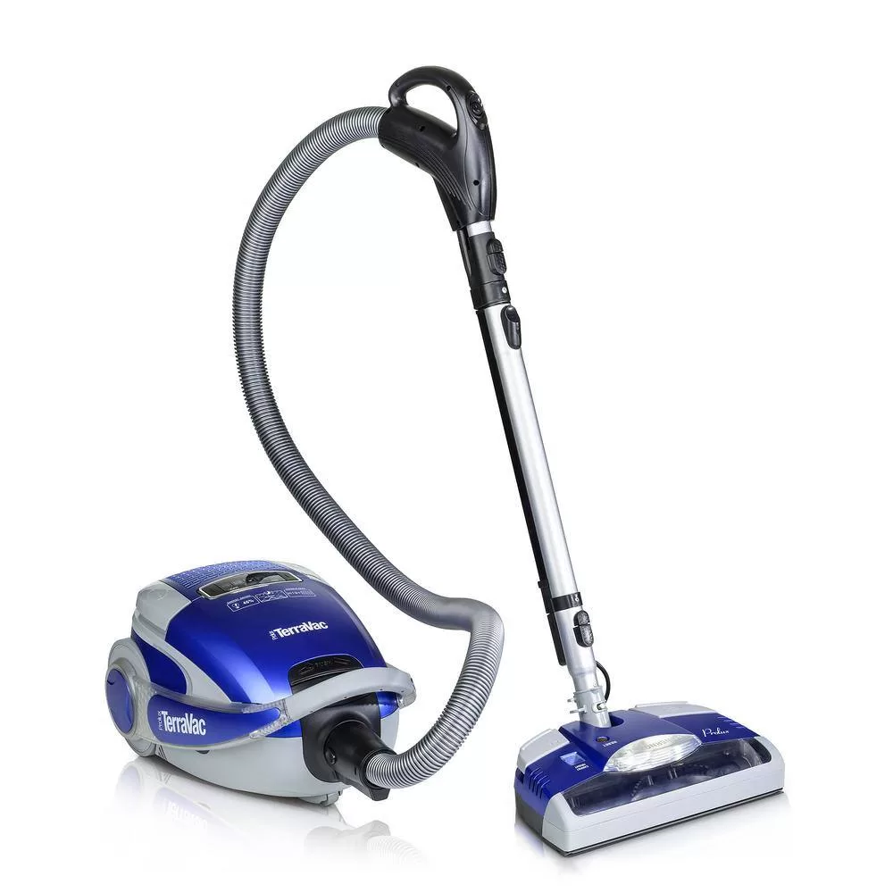 Prolux Blue TerraVac 5 Speed Quiet Vacuum Cleaner with Sealed HEPA Filter and Upgraded Blue Head
