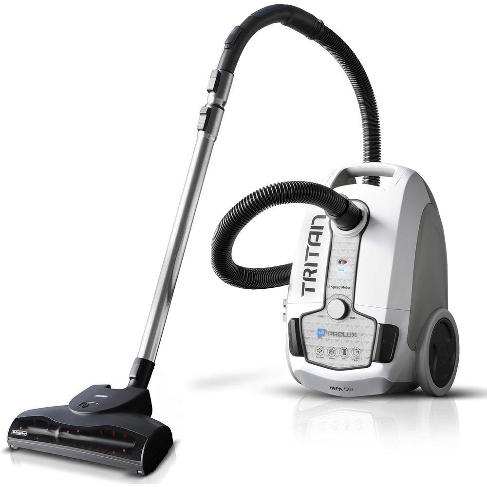 Prolux Tritan Canister Vacuum HEPA Sealed Hard Floor Vacuum with Powerful 12 Amp Motor