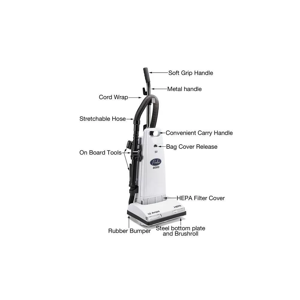 Prolux Prolux_6000 6000 New Upright Washable HEPA Vacuum Cleaner