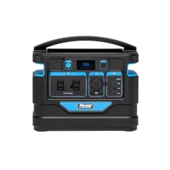 Pulsar PPS500 500-Watt Quiet Portable Power Station with Push Button Start Battery Generator for Outdoors, Home, and Solar Charging