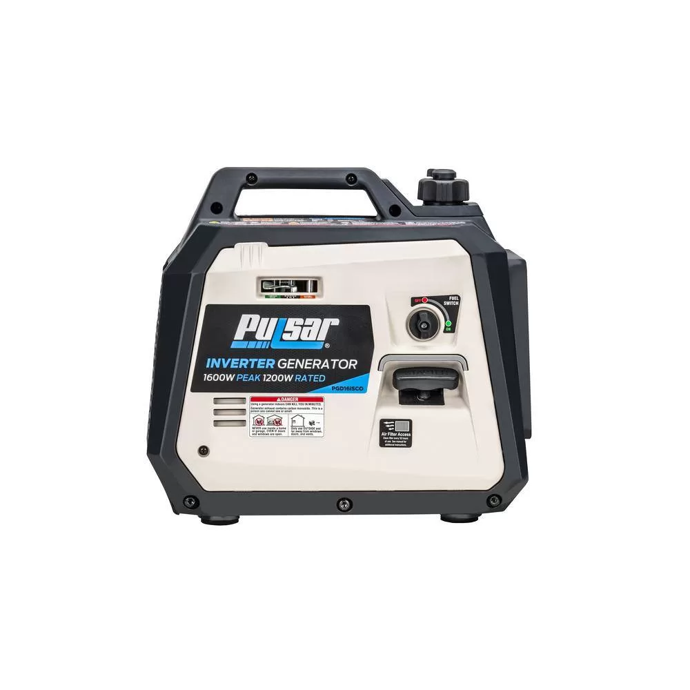 Pulsar PGD16iSCO 1600-Watt Inverter Generator Remote Start Rated Peak Rated with CO Alert