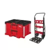 Milwaukee 48-22-8415-48-22-8442 PACKOUT 20 in. 2-Wheel Utility Cart with 2-Drawer Tool Box