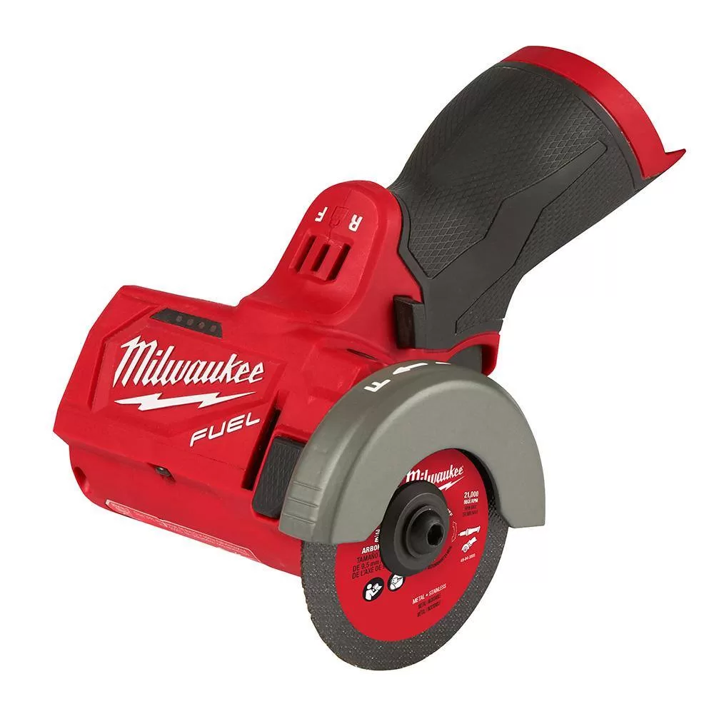 Milwaukee M12 FUEL 12-Volt Lithium-Ion Cordless 1.6 Gal. Wet/Dry Vacuum and Cut Off Saw Kit with 4.0 Ah Battery and Charger
