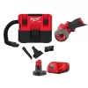 Milwaukee M12 FUEL 12-Volt Lithium-Ion Cordless 1.6 Gal. Wet/Dry Vacuum and Cut Off Saw Kit with 4.0 Ah Battery and Charger