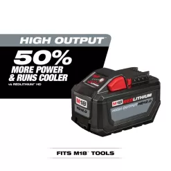 Milwaukee M18 FUEL PACKOUT 18-Volt Lithium-Ion Cordless 2.5 Gal. Wet/Dry Vacuum w/M18 High Output 12.0Ah and (2) 3.0Ah Batteries