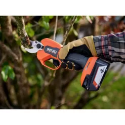 RIDGID R01301KVNM-AC840060PN 18V Brushless Pruner Kit with 2.0 Ah Battery, Charger, and 6.0 Ah MAX Output Lithium-Ion Batteries (2-Pack)
