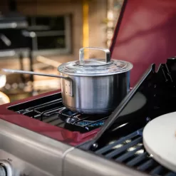 Royal Gourmet GA6402R 6-Burner BBQ Liquid Propane Gas Grill with Sear Burner and Side Burner in Red