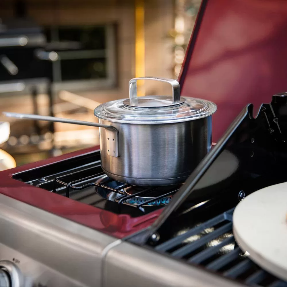 Royal Gourmet GA6402R 6-Burner BBQ Liquid Propane Gas Grill with Sear Burner and Side Burner in Red
