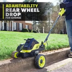 RYOBI RY40760-AC 40V HP Brushless 9 in. Edger w/ Extra Edger Blade, 4.0 Ah Battery and Charger