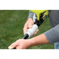 RYOBI 40V 10 in. Cordless Battery Pole Saw and 18 in. Cordless Battery Pole Hedge Trimmer with 2.0 Ah Battery and Charger