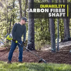 RYOBI 40V HP Brushless 20 in. Cordless Battery Walk Behind Push Mower & String Trimmer with (2) Batteries and Chargers