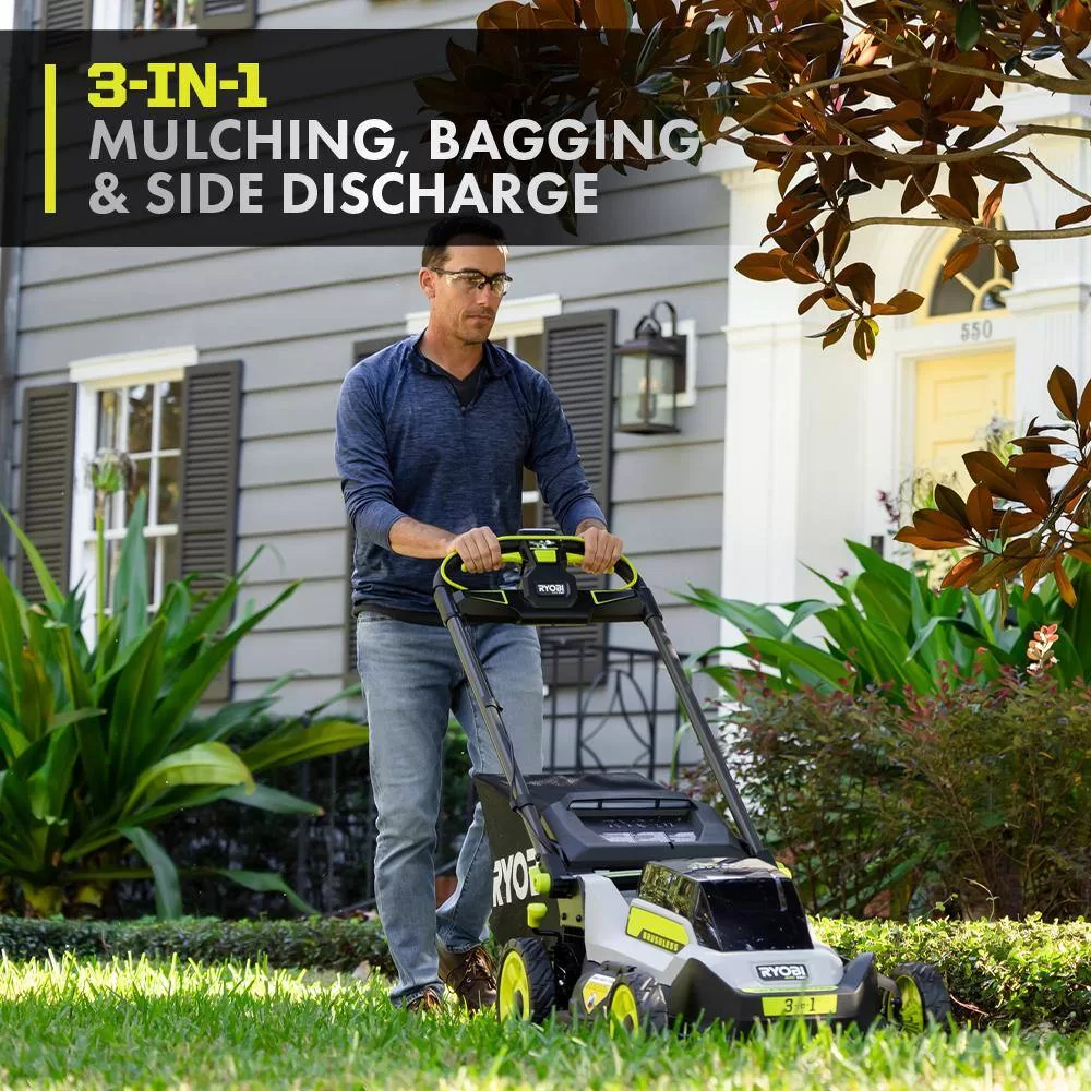 RYOBI 40V HP Brushless 20 in. Cordless Electric Battery Walk Behind Self-Propelled Mower (Tool Only)