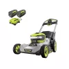 RYOBI 40V HP Brushless 21 in. Cordless Battery Walk Behind Multi-Blade Self-Propelled Mower - (2) 6.0 Ah Batteries & Charger