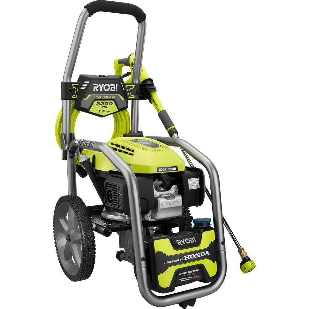 RYOBI RY803325A 3300 PSI 2.5 GPM Cold Water Gas Pressure Washer