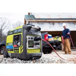 RYOBI 2,300-Watt Recoil Start Bluetooth Super Quiet Gasoline Powered Digital Inverter Generator with CO Shutdown Sensor
