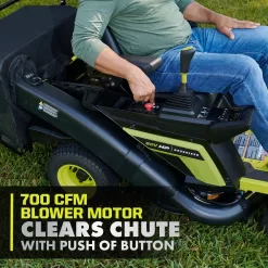 RYOBI ACRM018 Integrated Bagger with Boost for RYOBI 80V HP 30 in. Zero Turn Riding Lawn Mowers