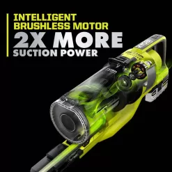 RYOBI PBLSV717K-PCL700B ONE+ HP 18V Brushless Cordless Pet Stick Vacuum Kit