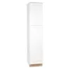 Hampton Bay KP1884-SW Hampton 18 in. W x 24 in. D x 84 in. H Assembled Pantry Kitchen Cabinet in Satin White
