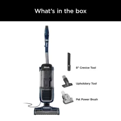 Shark NV151 Navigator Swivel Pro Complete Seal Lightweight Bagless Corded HEPA Filter Upright Vacuum for Pet Hair in Navy - NV151