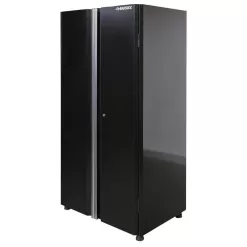 Husky G3624W-US Ready-to-Assemble 24-Gauge Steel Garage Gear Cabinet in Black (36.6 in. W x 72 in. H x 24 in. D