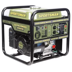 Sportsman 806687 3,000-Watt Open Frame Recoil Start Portable Gasoline Inverter Generator