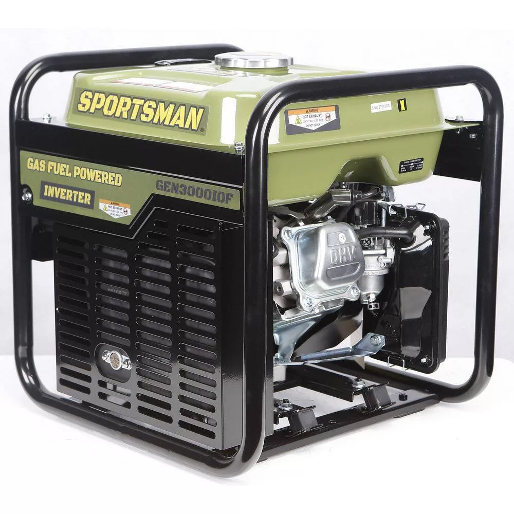 Sportsman 806687 3,000-Watt Open Frame Recoil Start Portable Gasoline Inverter Generator