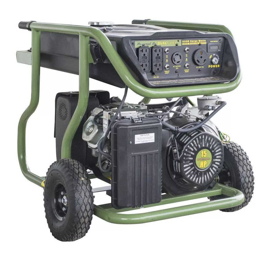 Sportsman 806595 9,000/8,000-Watt Dual Fuel Powered Electric Start Portable Generator
