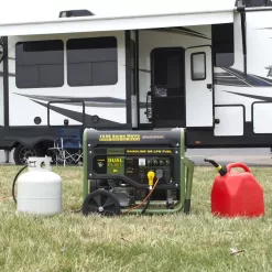 Sportsman 806601 7,500/6,000-Watt Dual Fuel Powered Portable Generator with Electric Start and Runs on LPG or Regular Gasoline
