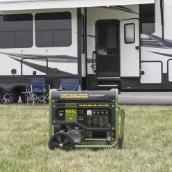 Sportsman 806601 7,500/6,000-Watt Dual Fuel Powered Portable Generator with Electric Start and Runs on LPG or Regular Gasoline