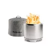 Solo Stove Bonfire, Stand & Shelter 2.0 Bundle 19.5 in. x 19.5 in. x 17.5 in. Outdoor Stainless Steel Wood Burning Fire Pit