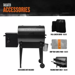 Traeger TFB30KLF Tailgater 20 Pellet Grill in Black